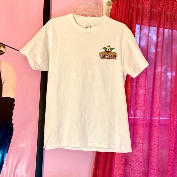 The Simpsons Krusty the Clown Novelty T-Shirt Funny Unisex Graphic Size Small - Picture 3 of 4